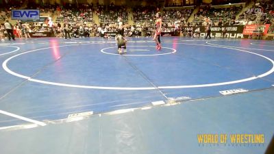 61 lbs Round Of 16 - Cabela Trail, Brawler Elite vs Aubrey Rodriguez, Callan Wrestling Academy