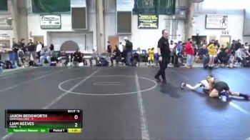 52 lbs Round 4 (8 Team) - Liam Reeves, POWA vs Jaxon Bedsworth, Warhawks Red