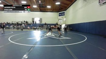 174 lbs 1st Place Match - Jackson Potts, Southern Oregon vs Ryan Clink, Cal Poly San Luis Obispo