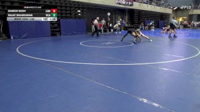 145 lbs Round Of 16 - Damon Bush, Lowville vs Rajat Bhaskaran, Wilmington