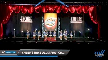 Cheer Strike Allstars - Orange Crush [2019 Junior - D2 - Small 4 Day 1] 2019 Encore Championships Houston D1 D2