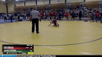 125 lbs Cons. Round 4 - Leo Edblad, Saint Cloud State vs Kaden Golder, Iowa Central Community College