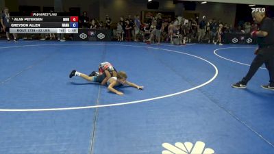 53 lbs Quarters - Alan Petersen, Minnesota vs Greyson Allen, Massas Maniacs