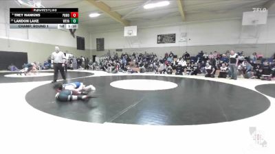 112 lbs Champ. Round 1 - Trey Hankins, USA Gold vs Landon Lake, Clark