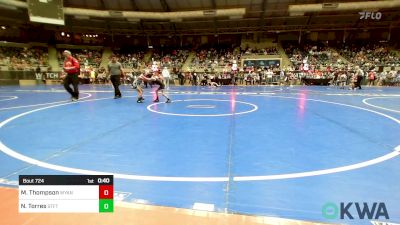 49 lbs Quarterfinal - Michele Thompson, Wyandotte Youth Wrestling vs Noah Torres, Standfast