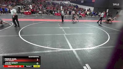 85 lbs Quarterfinal - Pierce Karl, Crass Trained vs Jakob Bailey, Kaukauna