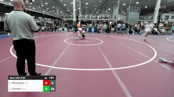 147 lbs Rr Rnd 1 - Leo Mongiello, Prime Wrestling Club Black vs Logan Hrenko, Revival Irish