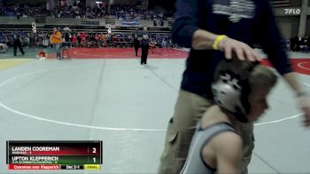 55 lbs Semis (4 Team) - Kipton Schroeder, Z-M (Zumbrota/Mazeppa) vs Khyler Beermann, Wabasso
