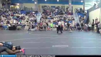 97 lbs Semifinal - Grayson Richburg, St Frances Jaguars vs Hunter Singer, Panthers