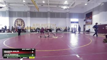 150 lbs Cons. Round 2 - Lucas Ragsdale, San Jacinto Valley Academy vs Brandon Avalos, Centennial