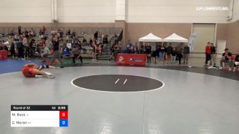 59 kg Round Of 32 - Michaela Beck, Team Iowa vs Courtny Moran, Team Montana