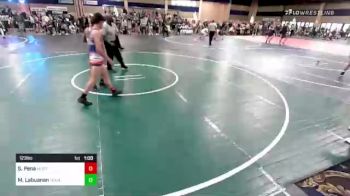 123 lbs Round Of 16 - Sergio Pena, Mustang WC vs Mikah Labuanan, Team Maui