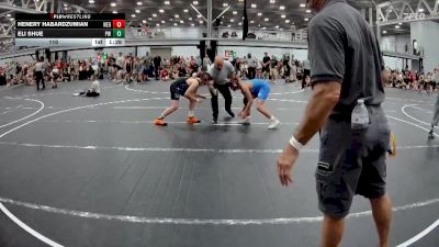 110 lbs Round 7 (8 Team) - Henery Habardzumian, New England Gold vs Eli Shue, Prestige Worldwide