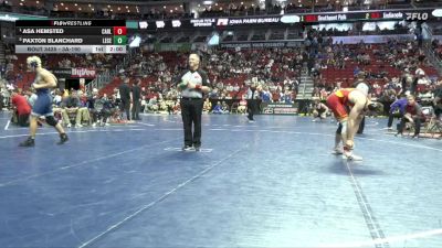 3A-190 lbs Quarterfinal - Asa Hemsted, Carlisle vs Paxton Blanchard, Lewis Central
