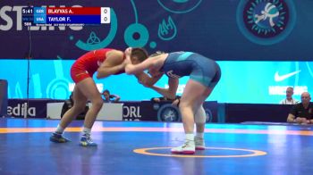 53 kg Final 3-5 - Anastasia Blayvas, Germany vs Felicity Kay Taylor, United States