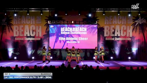 L4 - Rec Performance Elite - 11-18Y - (NON) [2026 Day 2 Blackout] 2026 ACDA Reach the Beach Rec Nationals