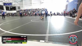 76 lbs Cons. Semi - Liam Collis, Open Mats vs Heath Maier, SlyFox