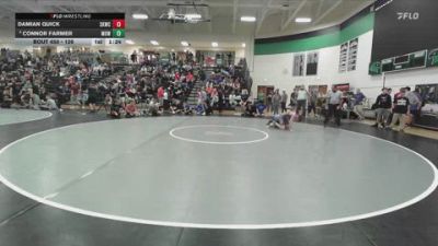 126 lbs Champ. Round 3 - Connor Farmer, Mowest vs Damian Quick, Sunflower Kids Wrestling Club
