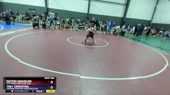 92 lbs 1st Place Match - Payton Graveline, Mat Demon Wrestling Club vs Trey Crowston, Thunder Mountain Wrestling Club