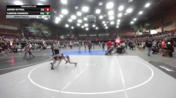 85 lbs Semifinal - Asher Ruybal, Steel City Reloaded WC vs Carson Johnson, Duran Elite