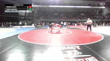 145 lbs Cons. Round 2 - Sienna Moua, Golden Valley vs Kenya Brown, Cesar Chavez