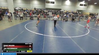 120 lbs Champ. Round 2 - Isaac Wilson, IA vs Ian Trauernicht, IL