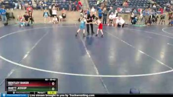 39-42 lbs Round 1 - Bentley Baker, Utah vs Rhett Jessop, Montana