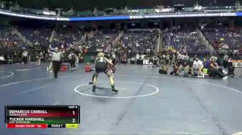 3 lbs Quarterfinal - Tucker Marshall, East Henderson vs Demarcus Carroll, Douglas Byrd