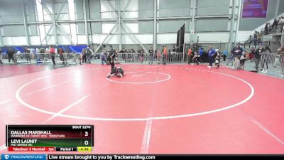 56 lbs Semifinal - Dallas Marshall, Warriors Of Christ WOC- Wrestling vs Levi Launit, Mat Demon WC