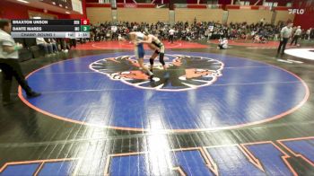 120 lbs Champ. Round 1 - Braxton Unson, Benicia vs Dante Mares, Maria Carrillo