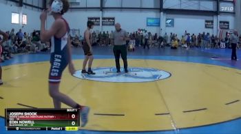 113 lbs Round 1 (4 Team) - JOSEPH SHOOK, NORTH CAROLINA WRESTLING FACTORY - RED vs Eoin Nowell, BLACKHAWK WC
