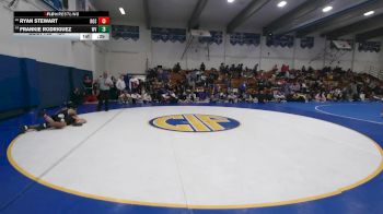 154 lbs Cons. Round 2 - Ryan Stewart, Roseville vs Frankie Rodriguez, West Valley