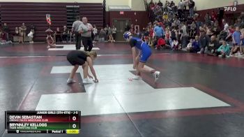 J-5 lbs Round 1 - Brynnley Kellogg, Tiger Wrestling Club vs Devin Sebastian, Cresco Youth Wrestling Club