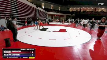 175 lbs Cons. Round 2 - Azariah Rainwater, IceFighter U. vs Madoxx Chambers, Shelton Wrestling Academy