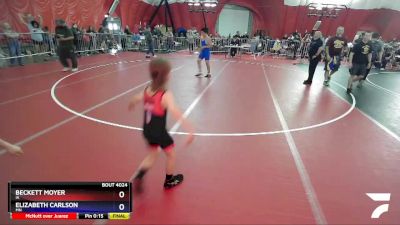 63 lbs Quarterfinal - Beckett Moyer, IA vs Elizabeth Carlson, MN