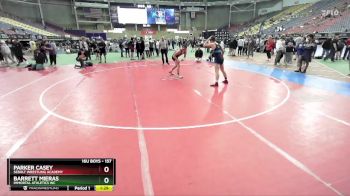 157 lbs Quarterfinal - Parker Casey, Sebolt Wrestling Academy vs Barrett Mieras, Immortal Athletics WC