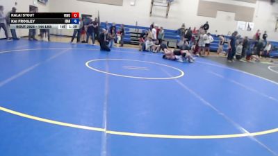 144 lbs 3rd Place Match - Kalai Stout, Fighting Squirrels Wrestling Club vs Kai Frogley, Idaho