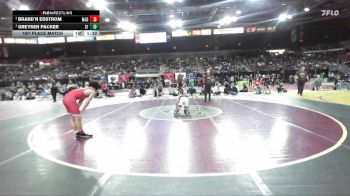 120 lbs 1st Place Match - Greysen Packer, South Fremont vs Brand`n Edstrom, Madison