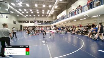 120 lbs Quarterfinal - Emma Parker, Carbon Wrestling Club vs Harleigh Prater, Uintah Girls Wrestling