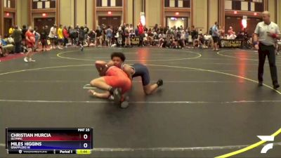 140 lbs Round 3 - Christian Murcia, Olympic vs Miles Higgins, Grapplers HI