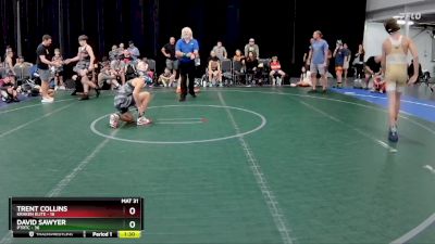 130 lbs Semis (4 Team) - David Sawyer, PTRTC vs Trent Collins, Kraken Elite