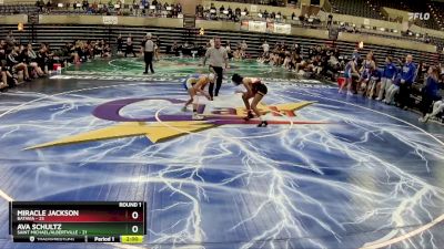 106 lbs Round 1 (4 Team) - Ava Schultz, Saint Michael/Albertville vs Miracle Jackson, Batavia