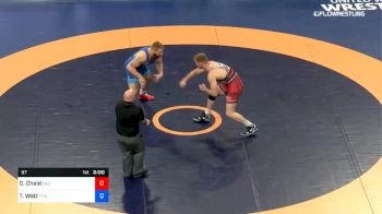 97 lbs Semifinal - Daniel Chaid, California Regional Training Center (CRTC) vs Ty Walz, Titan Mercury Wrestling Club (TMWC)