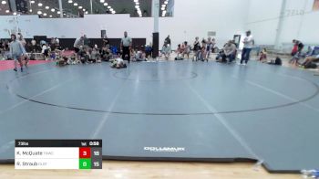 73 lbs Final - Kayson McQuate, Team Nauman Wrestling Club ES vs Ryan Straub, Dueling Bandits