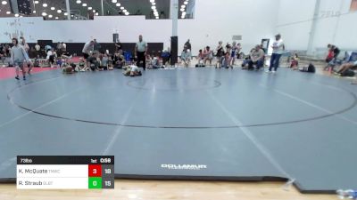 73 lbs Final - Kayson McQuate, Team Nauman Wrestling Club ES vs Ryan Straub, Dueling Bandits