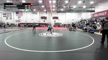 144 lbs Semifinal - Collin Rhodes, Ledyard vs Kaiden Bobskill, Stafford