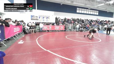 132 lbs Cons. Round 2 - Sebastian Cardona-Perez, Santa Ana vs Dante Selway, El Dorado