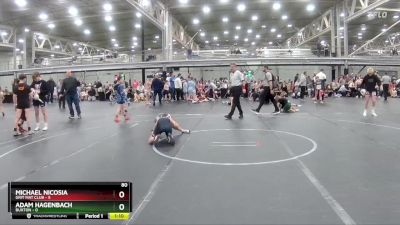 80 lbs Placement (4 Team) - Adam Hagenbach, Buxton vs Michael Nicosia, Grit Mat Club