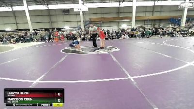 95 lbs Cons. Round 2 - Maddison Crum, BSD Beasts vs Hunter Smith, Weiser