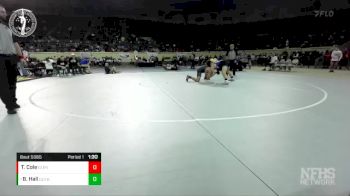 5A-165 lbs Quarterfinal - Bryson Hall, GUTHRIE vs Trent Cole, GLENPOOL